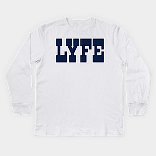 Dallas LYFE!!! Kids Long Sleeve T-Shirt